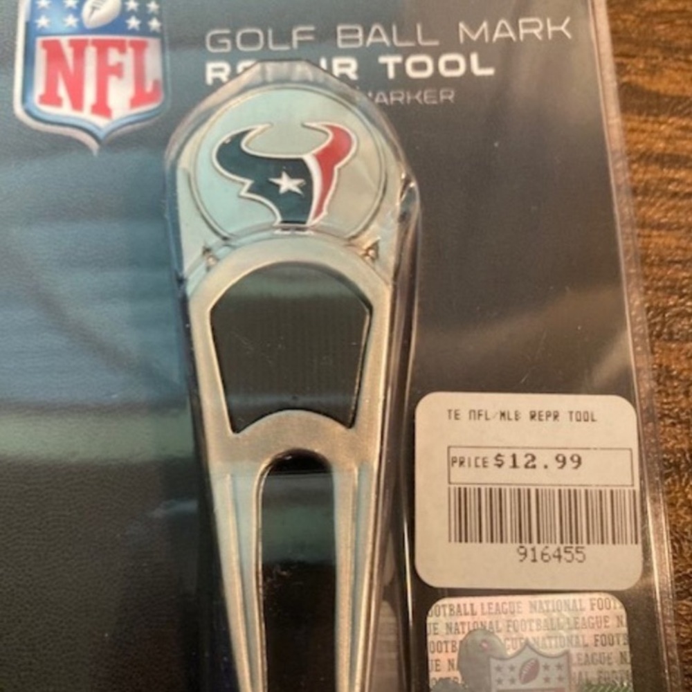 Texans Golf Marker/Divot Tool